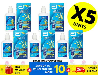 5 x Complete MULTI-PURPOSE SOLUTION Easy Rub Formula 2fl oz (60ml) Travel Size