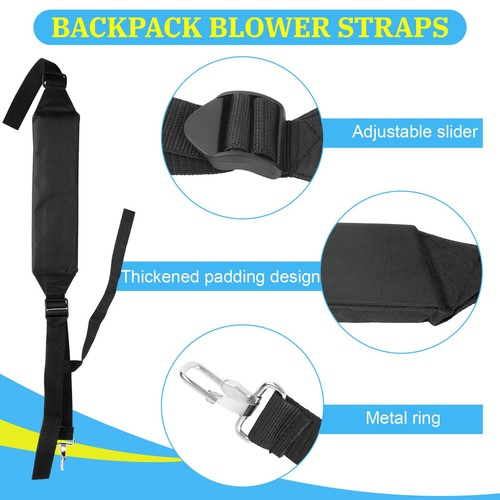 Backpack Blower Shoulder Harness Straps  2 Pack Replacement for Leaf Blowers - Picture 3 of 7
