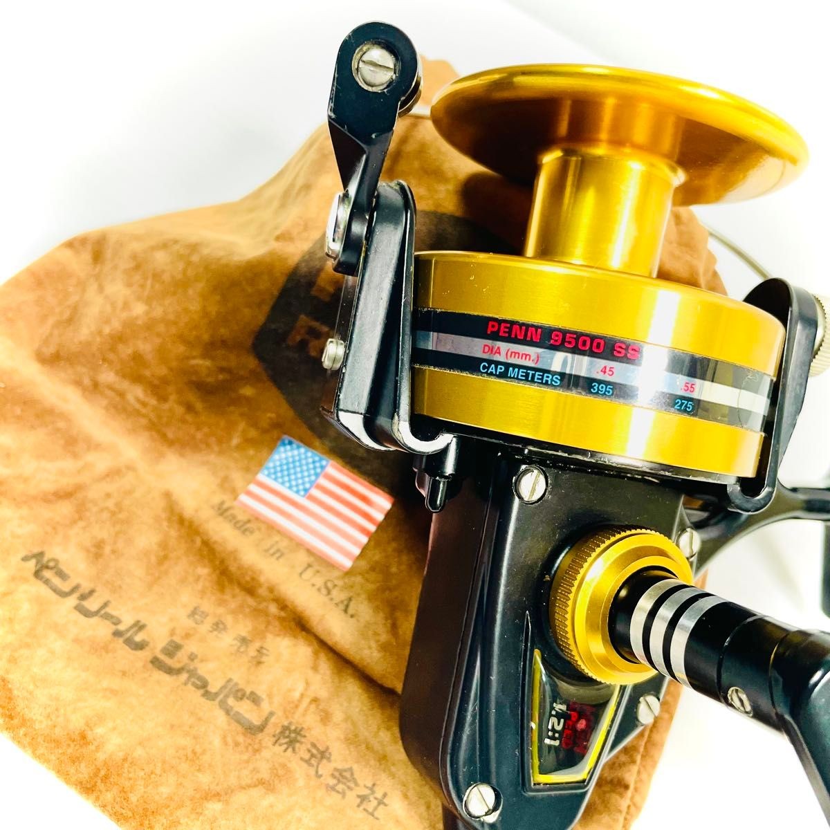 リールPENN Spinfisher 9500SSほぼ未使用美品 PENN 9500SS Spin Fisher Spinning Reel Unused, Near Mint Condition