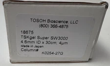 NEW- Tosoh Bioscience 18657 TSKgel SuperSW3000SW 4.6mm ID x 30cm 4µm COLUMN -NEW