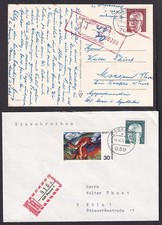 Germany 1971-73 Pres. Heinemann issue on covers (13)