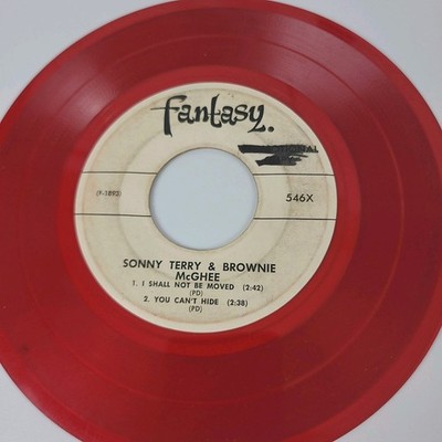 Sonny Terry & Brownie McGhee Just A Closer Walk With Thee red wax blues 45 HEAR