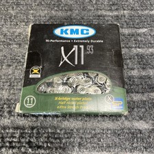 KMC X11.93 11-Speed Nickel Bike Chain 116 Links Hi-Performance Silver/Black NEW