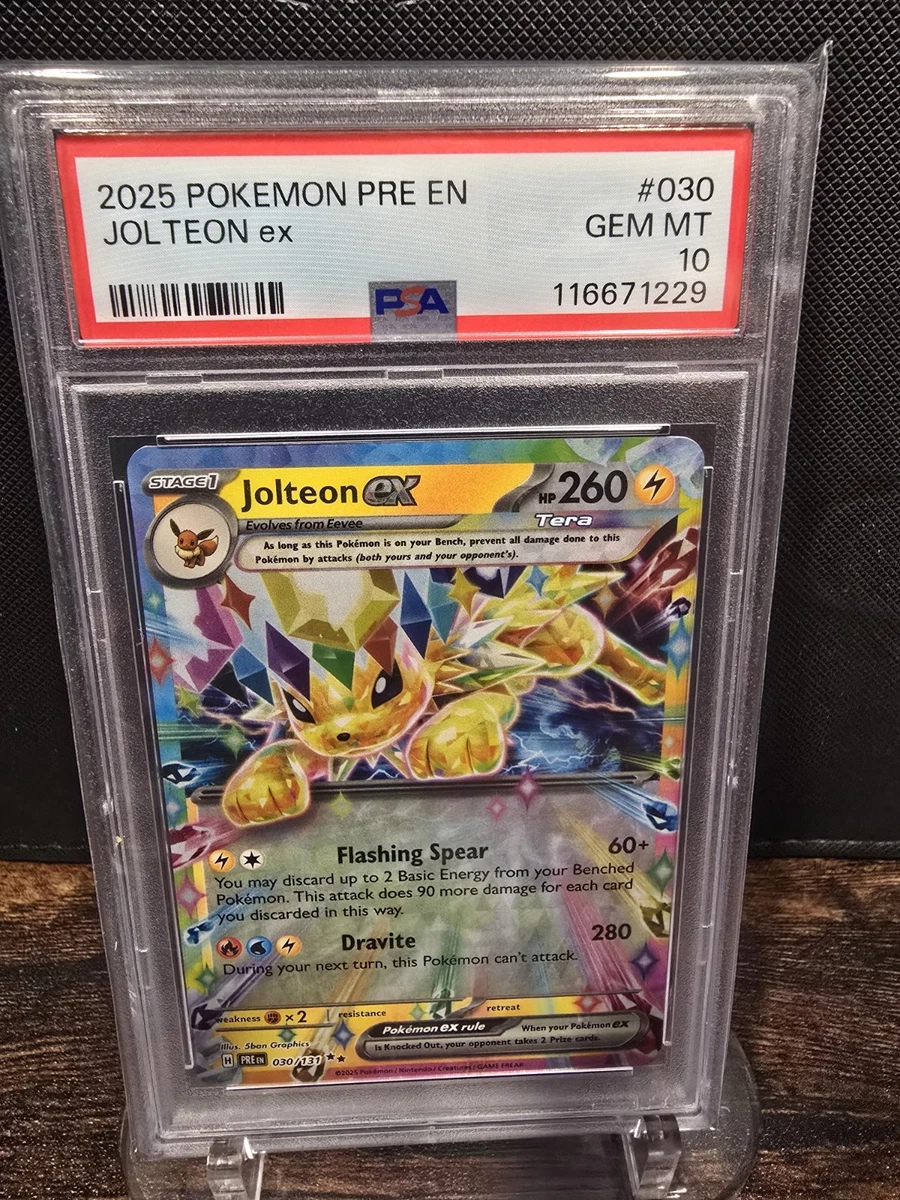 Jolteon Pokémon TCG Professional Sports Authenticator (PSA) Grade