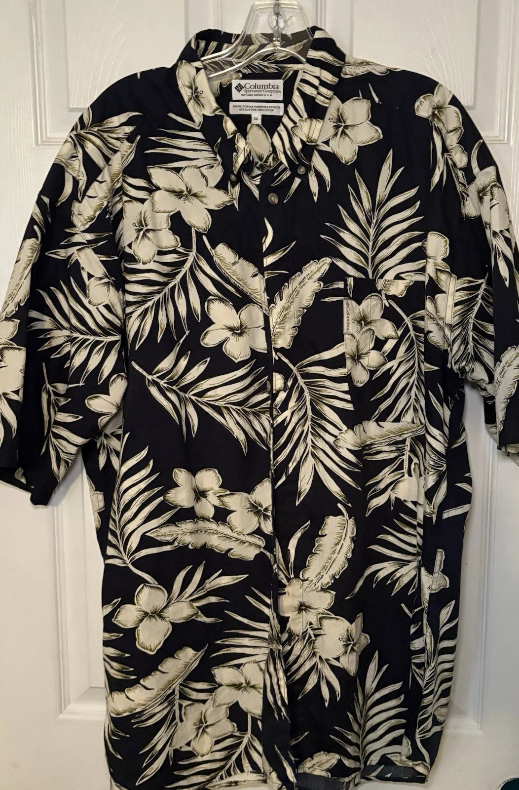 Hawaiian Reserve Short Sleeve Button Up 100% rayon shirt size XXL