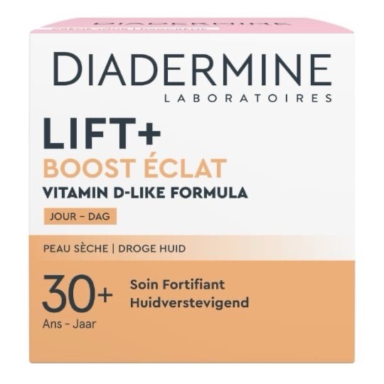 Crème visage Diadermine Boost éclat 30+ soin hydratant format 50ml