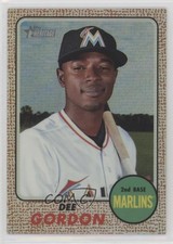 2017 Topps Heritage Chrome Refractor 218/568 Dee Gordon #THC-447 5l1