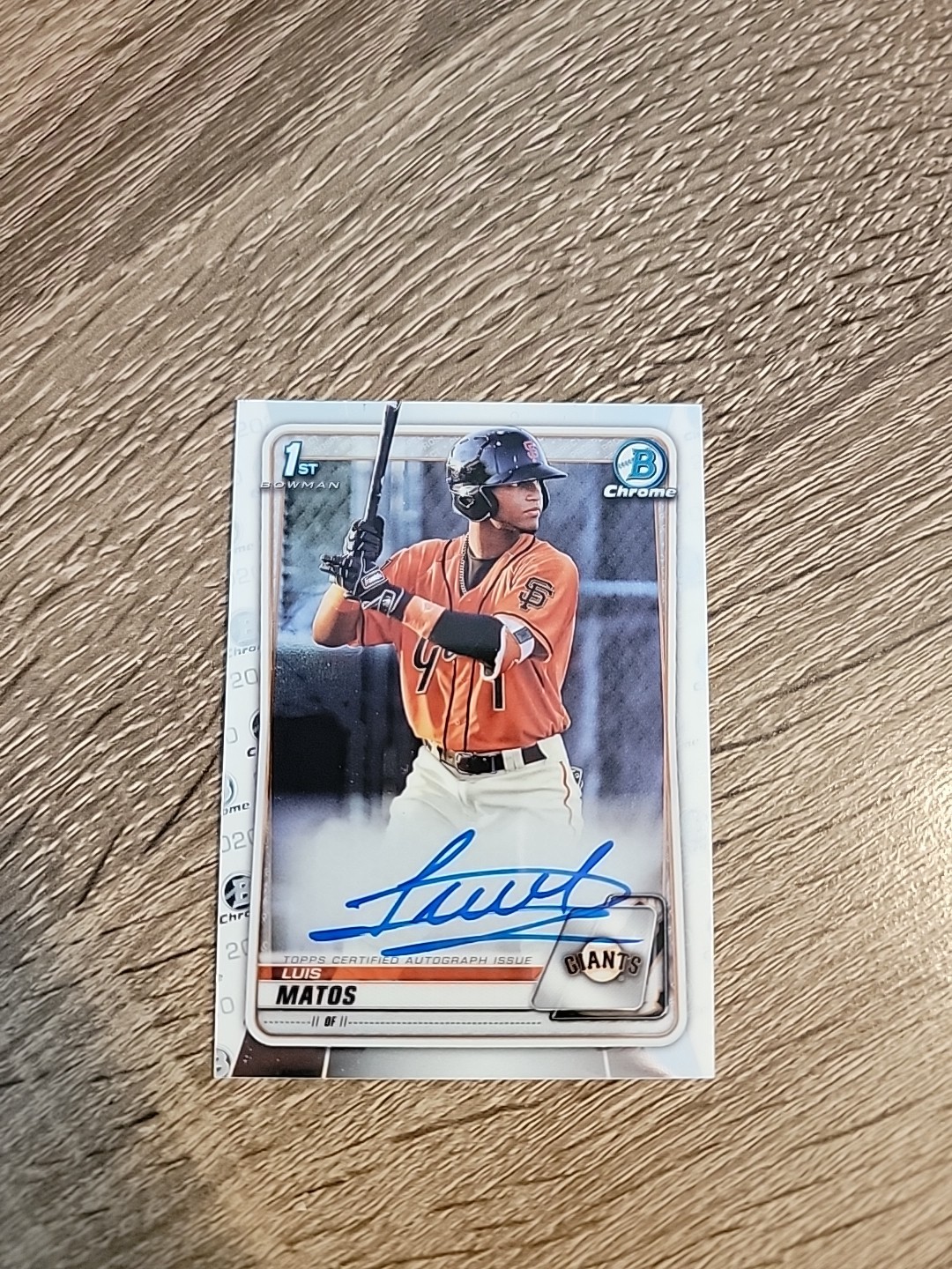 LUIS MATOS 2020 BOWMAN CHROME #CPA-LM AUTO AUTOGRAPH GIANTS MINT