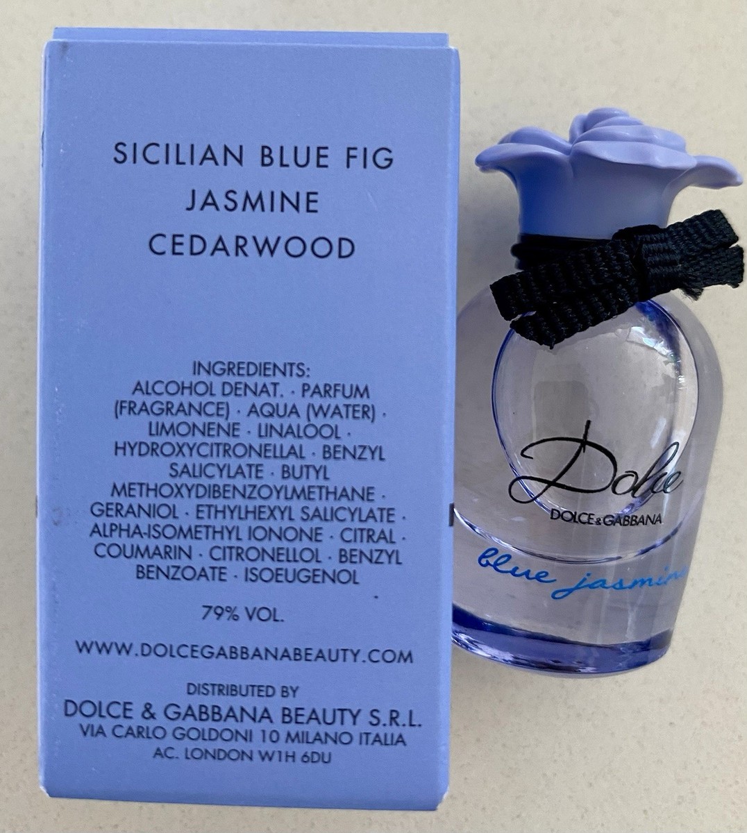 Dolce & Gabbana Blue Jasmine Eau De Parfum Perfume Mini 5ml NEW IN