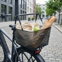Basil Cento S Mik - Feinmaschiger Stahl-Hinterradkorb Mit Mik-Adapterplatte, ...