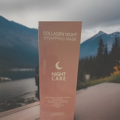 Night Care Collagen Night Wrapping Mask for Face Pink 75 ml 2.53 fl oz