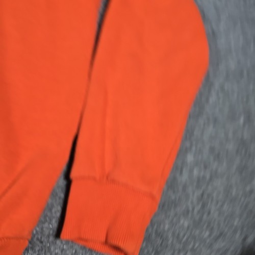 PUMA x TODD JAMES Mens Large Sweatshirt Orange News Boy Pullover - Picture 7 of 12