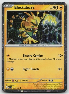 Electabuzz - (Cosmos Holo) Promo Miscellaneous Cards & Products 125/165 Holo NM