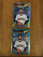 Robert Suarez 2026 Topps Heritage Aqua Sparkle #174 Lot San Diego Padres (2)