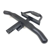 36"L 2" Receiver Tow Hitch Bar Round Curved Black Removable Extend Drop step Bar