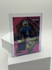 2025 Panini Prizm Premier Jerseys Pink Prizm James Cook #PIY-JCK Bills NFL
