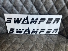 Autocollants pour véhicule Swamper 22 cm x 3 cm chacun
