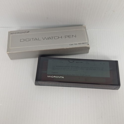 Vintage Micronta Digital Watch / Pen for Tandy Radio Shack 63-5077 New Old Stock - Picture 6 of 13