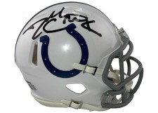 Dallas Clark Indianapolis Colts Signed Speed Mini Helmet JSA
