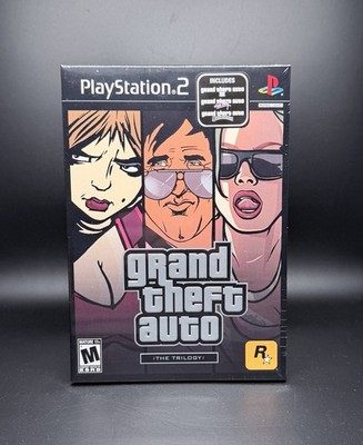 Grand Theft Auto GTA Trilogy Complete Set PS2 Playstation 2 Sealed! Rockstar
