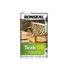 Ronseal Garden Furniture Teak Oil Can 500ml RSLTO500 46.44 per litre