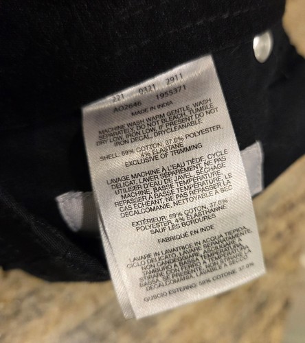 New! Columbia Pants Men's Black Pacific Ridge Active Fit Size 36x32 Zip Pocket - Picture 7 of 13