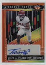 2022 Leaf Valiant Rising Stock Orange /25 Traeshon Holden #RS-TH1 Auto 0w8