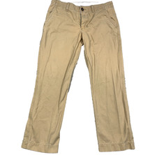 American Eagle Pants Men 32x30 Brown Chino Original Straight Dress VTG Y2K