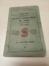 1931-Notice-brochure- Machine coudre Singer no 15K80-guide/mode emploi 