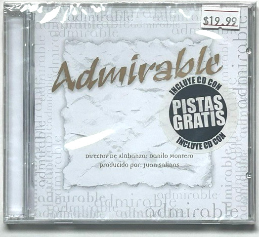 Danilo Montero Admirable Brand New Spanish CD Christian Music Jesus Mexico