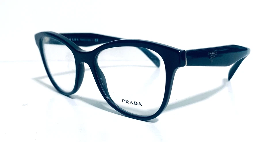 PRADA VPR 12T 1AB-1O1 GAFAS NEGRAS OJO DE GATO RX 51-17-140 MM ITALIA VPR12T NUEVAS Foto 4 de 4