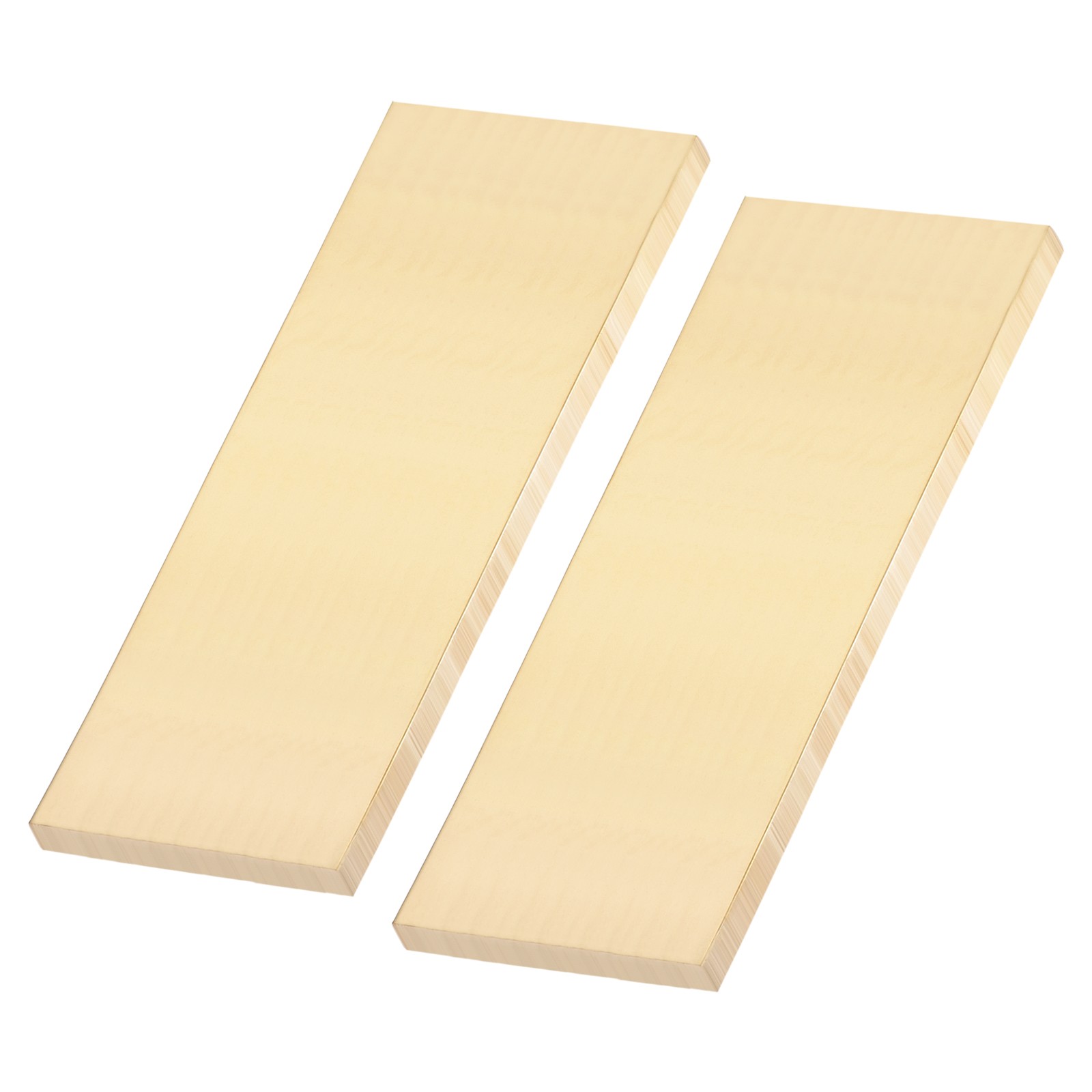 2 Pcs Brass Flat Bar Stock, 0.79