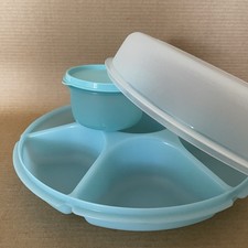 Tupperware Serving Center Divided Tray Set Ve...