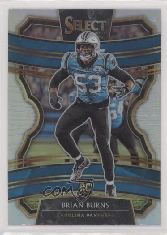 2019 Panini Select Concourse Silver Prizm Brian Burns #35 fm0