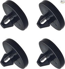 4 PCS Brake Pedal Pad and Light Switch Stopper - BlackSize: 4 PCS  Color: Black