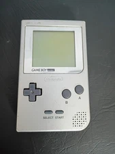 Nintendo Game Boy Pocket MGB-001 - SILVER - 100% OEM With Tetris Game - Tested 
