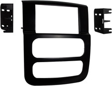 95-6522B Double DIN Dash Kit for 2002-05 Dodge Ram Matte Black 