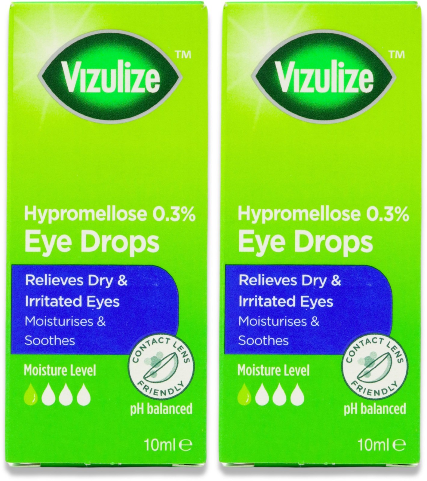 Vizulize Hypromellose 0.3% Eye Drops 10ml X 2