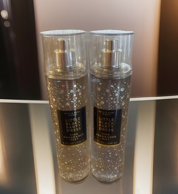 (2) Bath & Body Works Little Black Party Dress Fine Fragrance Mist Spray ~NEW