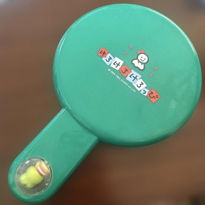 Sanrio Kerokerokeroppi Large Mirror   Rare Frog Character, Green, Round