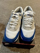 Nike Air Max 1 86 OG Big Bubble Royal Blue/White Women Size 10.5/Men Size 9