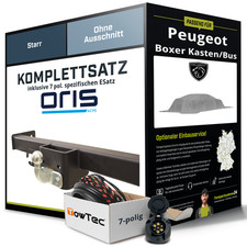 Für PEUGEOT Boxer Kasten/Bus Typ 230 Anhängerkupplung starr +eSatz 7pol 94- NEU