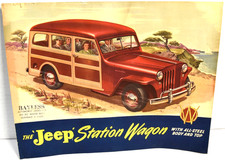 The Jeep Station Wagon Willys-overland 1947 Sales Brochure