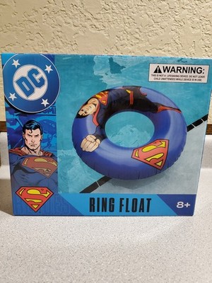 Superman 40'' Inflatable Pool Ring Float for Pool Beach Lake Water Play DC Comic