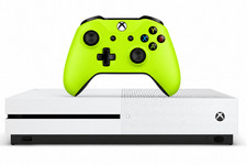 Microsoft Xbox One S 1TB with Yellow Neon Controller