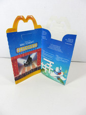 Vintage 1988 McDonalds Happy Meal Mac Tonight Box with Set of 3 Different Toys
