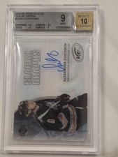 Upper Deck Ice Glacial Graphs Alexander Ovechkin Autograph Beckett 2005-06