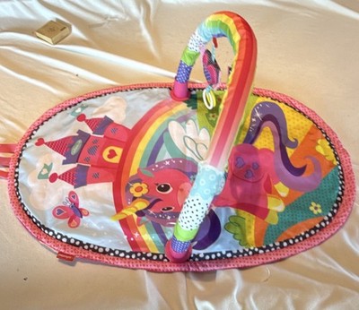 Infantino Unicorn Baby Playmat Gym Rainbow Arch and Toys great for travel