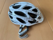 Fahrrad-Helm Alpina weiß-schwarz. Innen-cm: B 17,5. L 21, H 10-11 - regulierbar