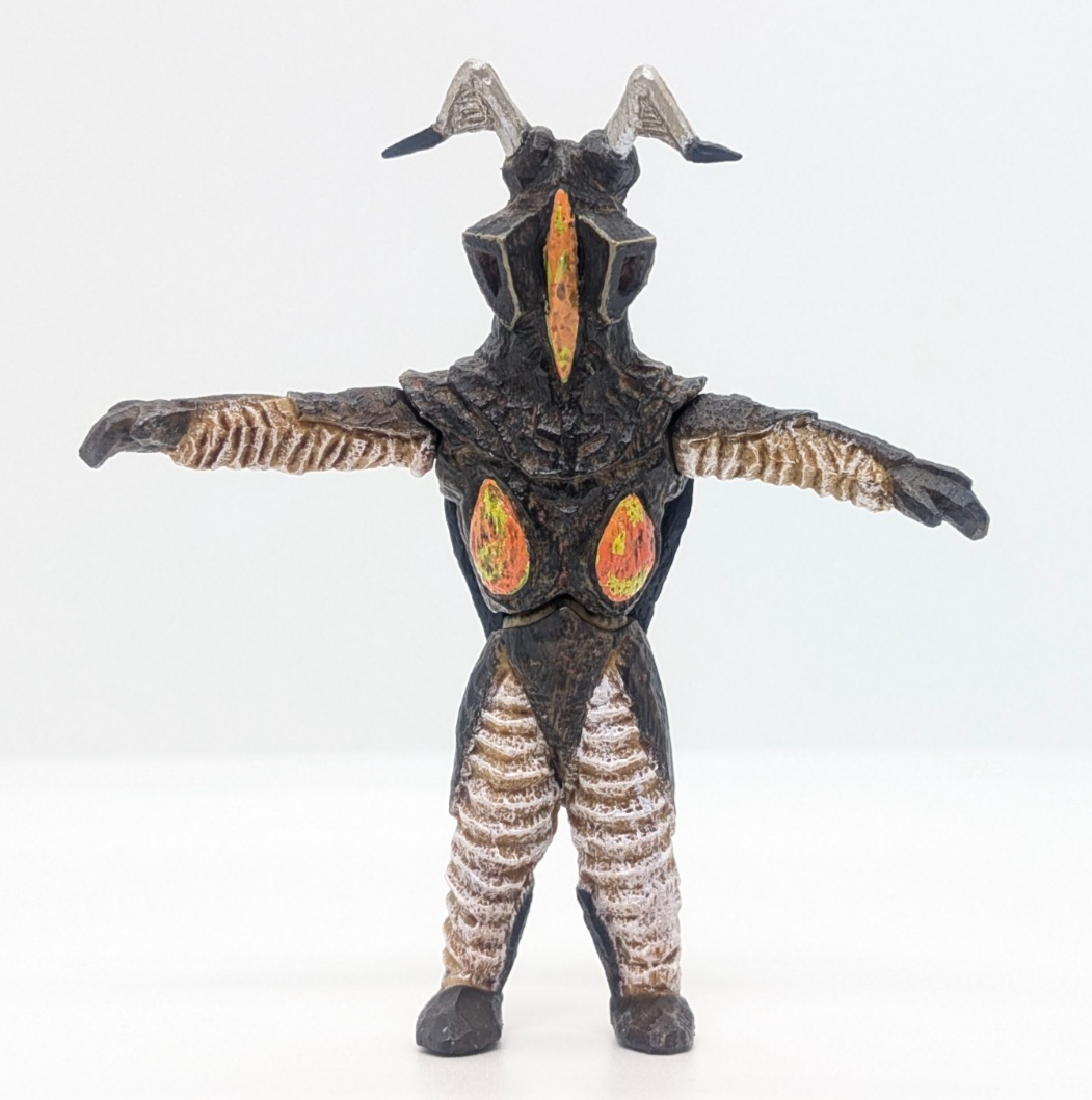 BANDAI Gashapon Ultraman Monster Figure 3.9"" Hashimoto Mio Wood Carving Style